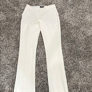 Express Women's Cream Straight Leg Pants